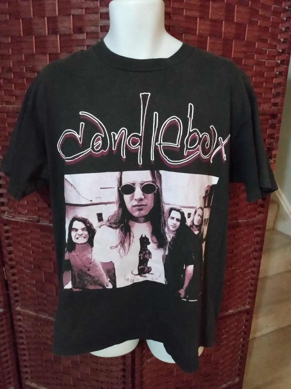 Vintage 1993 Candlebox T Shirt Ho'n Your Ass Out XL 90s Band Tee Single Stitch